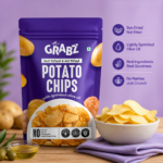 Air-Fried Potato Chips with Light Olive Oil | Crunchy Healthy Snack