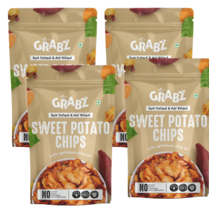 Sweet Potato Chips – No Onion No Garlic | 20g x 4 Pack