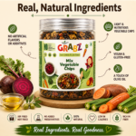 Mix Vegetables Jar Airfried,Zero-Oil– 50Grams/ Healthy alternative to packaged chips