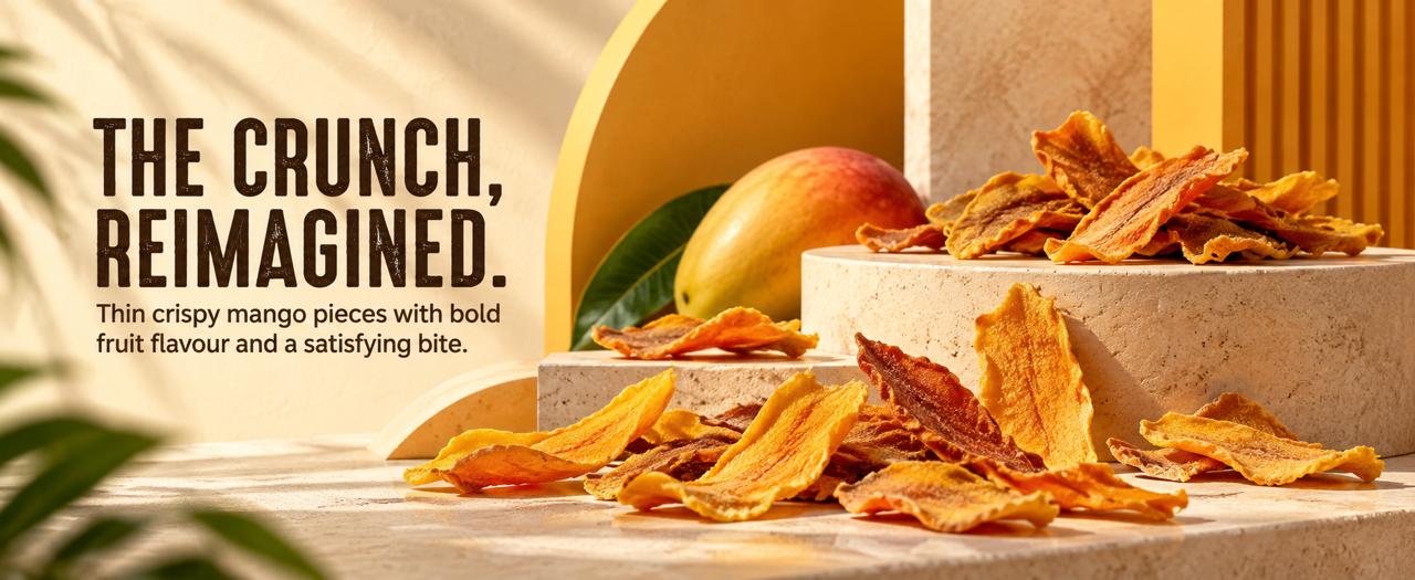 The crunch, reimagined - Grabz Mango Chips
