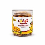 Pineapple Chips Jar | 50g - dehydrated air fried fruit snack