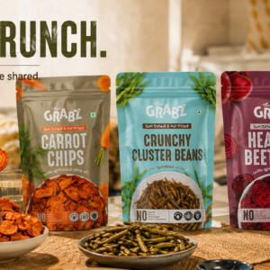 Mix Veg Chips Combo banner - Pass the Crunch, HealthyGrabz air fried vegetable chips