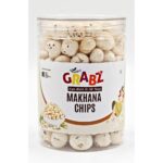HealthyGrabz Makhana Chips Jar front on white background