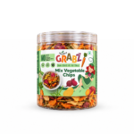 Mix Vegetable Chips jar - HealthyGrabz sun dried air fried snacks