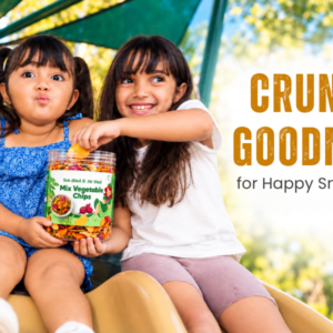 Mix Vegetable Chips crunchy snack time banner